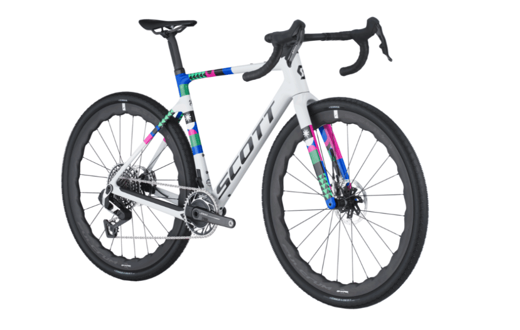 SCOTT Addict Gravel RC Schrägansicht – Highend-Gravelbike mit elektronischer SRAM Schaltung