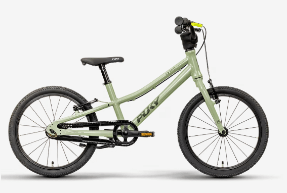 PUKY LS-PRO 18 Kinderfahrrad in Mintgrün mit 18-Zoll-Laufrädern und Aluminiumrahmen