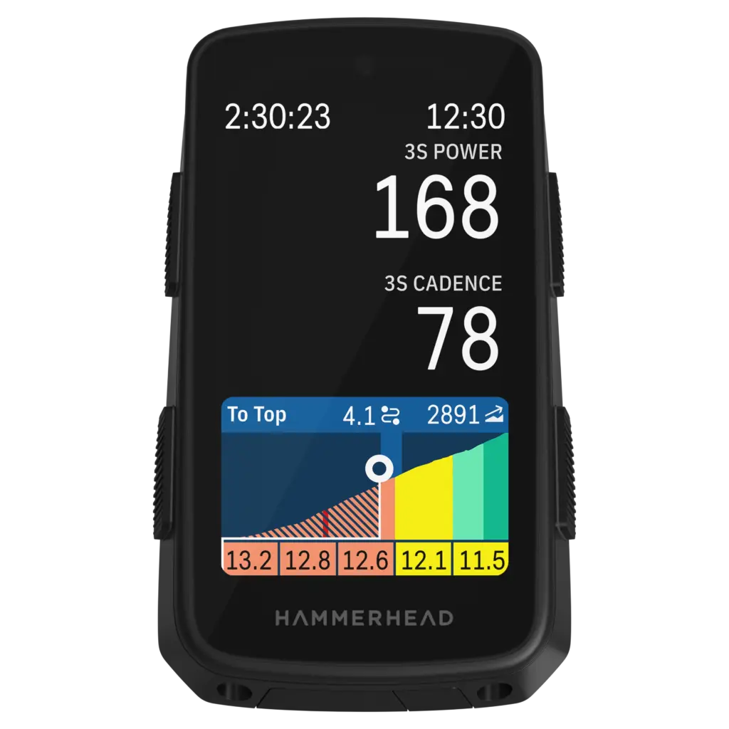 Hammerhead Karoo Fahrradcomputer mit farbigem Display und CLIMBER-Funktion