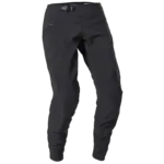 Schwarze Fox Racing Defend Fire Damenhose für Mountainbikerinnen, freigestellt vor weißem Hintergrund