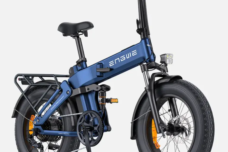 Engwe Engine Pro 3.0 Boost faltbares E-Fully in Blau – TÜV-zertifiziertes Pedelec mit Vollfederung
