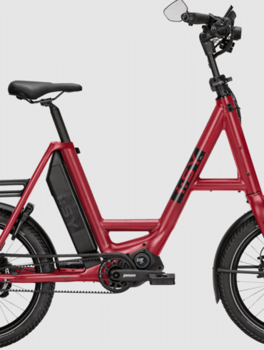 i:SY SPEED XXL P12 ZR S-Pedelec in Rot, Seitenansicht, Modelljahr 2024