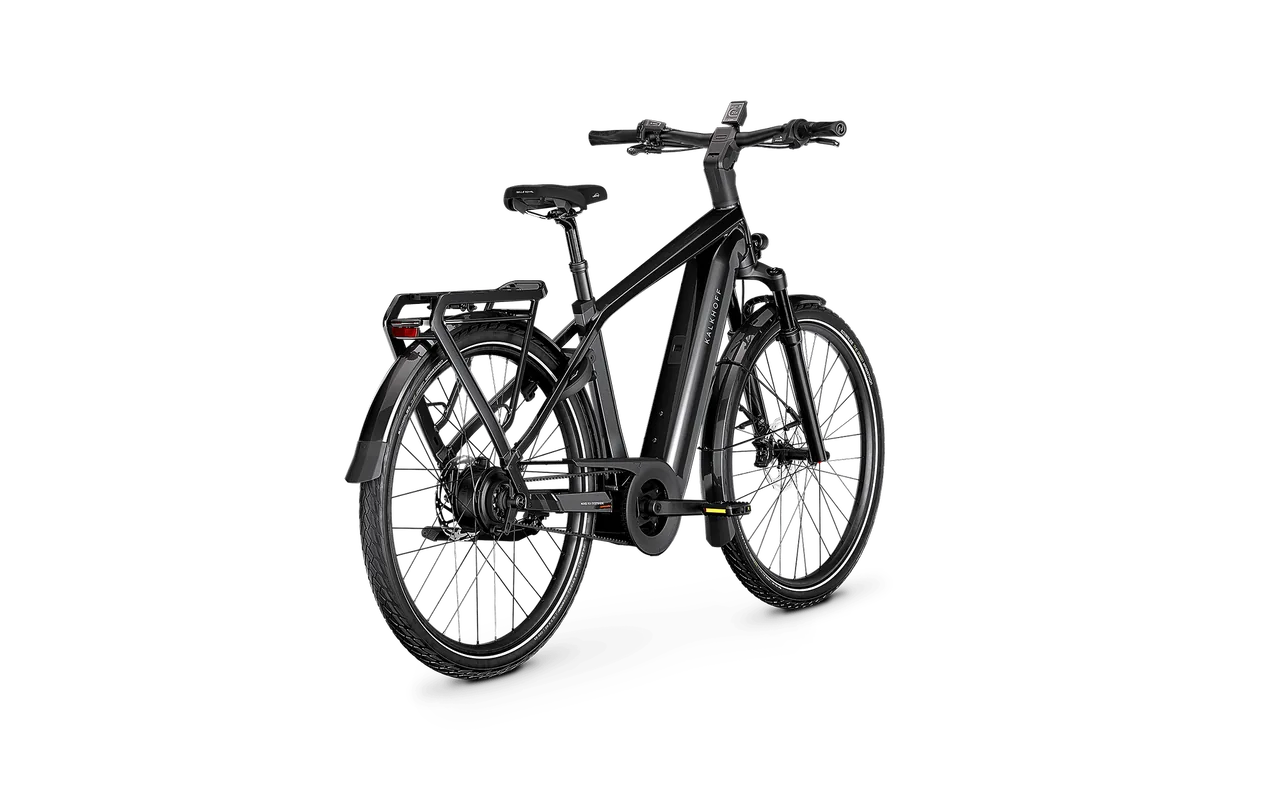 Kalkhoff IMAGE 5+ ADVANCE E-Bike mit Gepäckträger und Schutzblechen, Seitenansicht