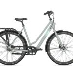 Gazelle Esprit Belt Low-Step Fahrrad in light olive matt, Seitenansicht