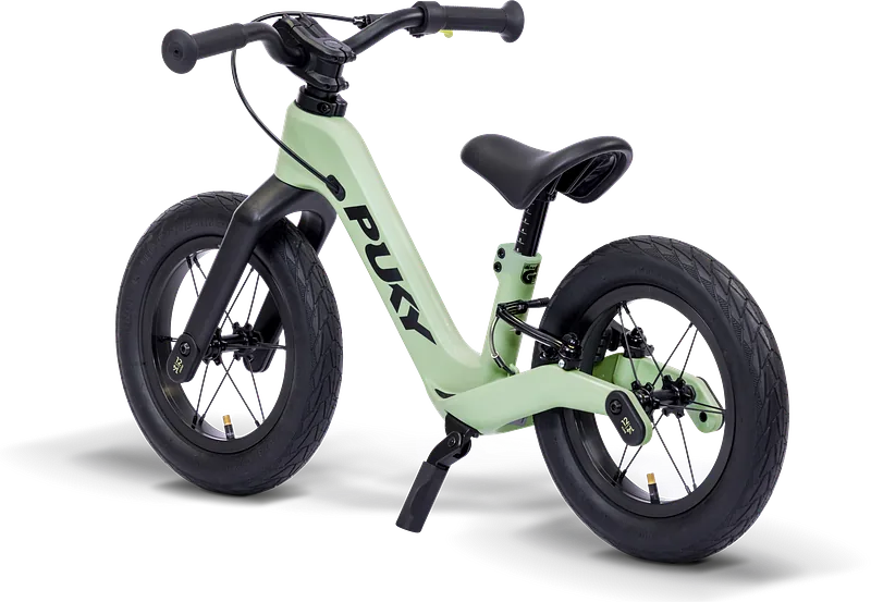 PUKY NEXT 12 Laufrad in Mintgrün mit höhenverstellbarem Sattel und FlipChip-Mechanismus