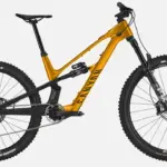 Canyon Spectral:ONfly CF CLLCTV E-Mountainbike in gelb-schwarzer Lackierung, Seitenansicht