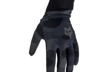 Fox Defend Pro Fire Handschuh in Schwarz mit Camouflage-Muster