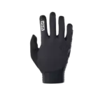 Schwarzer ION Gloves Scrub Amp Unisex Mountainbike-Handschuh, Handrückenansicht