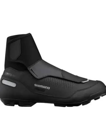 Shimano SH-MW502 Winterschuh für Mountainbiker in Schwarz mit hohem Schaft und DRYSHIELD-Membran
