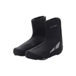 Schwarze VAUDE Pallas III Überschuhe aus Neopren mit reflektierenden Elementen