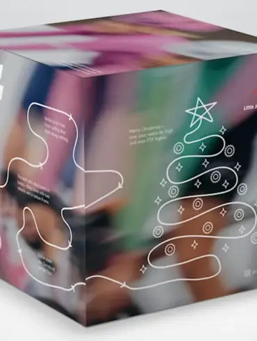 Velocità Adventskalender 2025 in festlicher, umweltfreundlicher Box mit weihnachtlichem Motiv