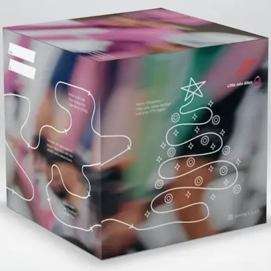 Velocità Adventskalender 2025 in festlicher, umweltfreundlicher Box mit weihnachtlichem Motiv