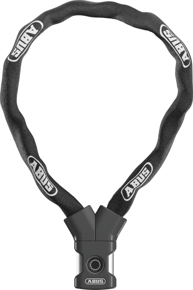 ABUS YARDO Fingerprint 7807F Fahrradschloss mit schwarzer Kette und Fingerabdrucksensor