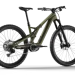 Cilo Tanay C E-MTB in Khakigrün, von vorne links.