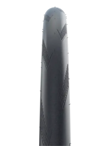 Schwalbe One Rennradreifen in Schwarz, Profilansicht.