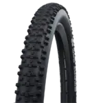 Schwalbe Smart Sam Reifen mit grobstolligem Profil für Mountainbikes, nah aufgenommen.