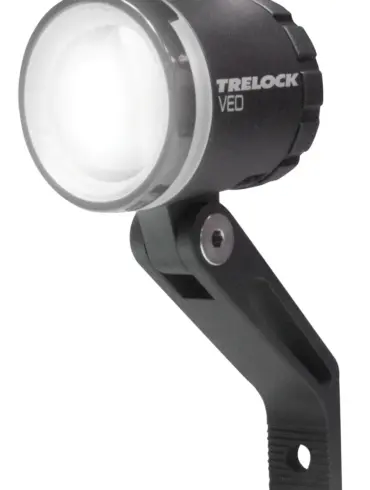 Trelock LS 383 VEO 50 Lux Dynamo Fahrrad Frontlicht mit Montagebügel.