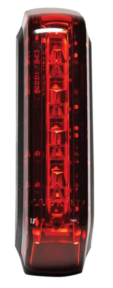 Trelock LS 415 COB Line Fahrradrücklicht in Schwarz mit rotem LED-Licht