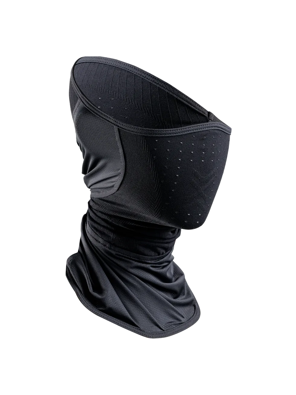 Schwarzer X-Bionic Corefusion Flextube Schlauchschal mit atmungsaktiven Zonen und 3D Bionic Sphere System.