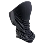 Schwarz X-BIONIC COREFUSION FLEXTUBE Schlauchtuch, zeigt die Textur und Belüftungszonen.