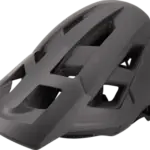 Schwarz gehaltener BULLS RidgeOne Mountainbike-Helm von der Seite gesehen, mit geöffneten Belüftungsöffnungen und dem typischen Visier.