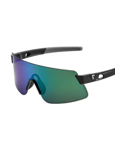 Giant Helio Sport-Sonnenbrille mit polarisierten Gläsern und schwarzem Rahmen