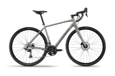 Seitenansicht eines Lapierre Crosshill AL 2.0 2026 Gravelbikes in Beige.