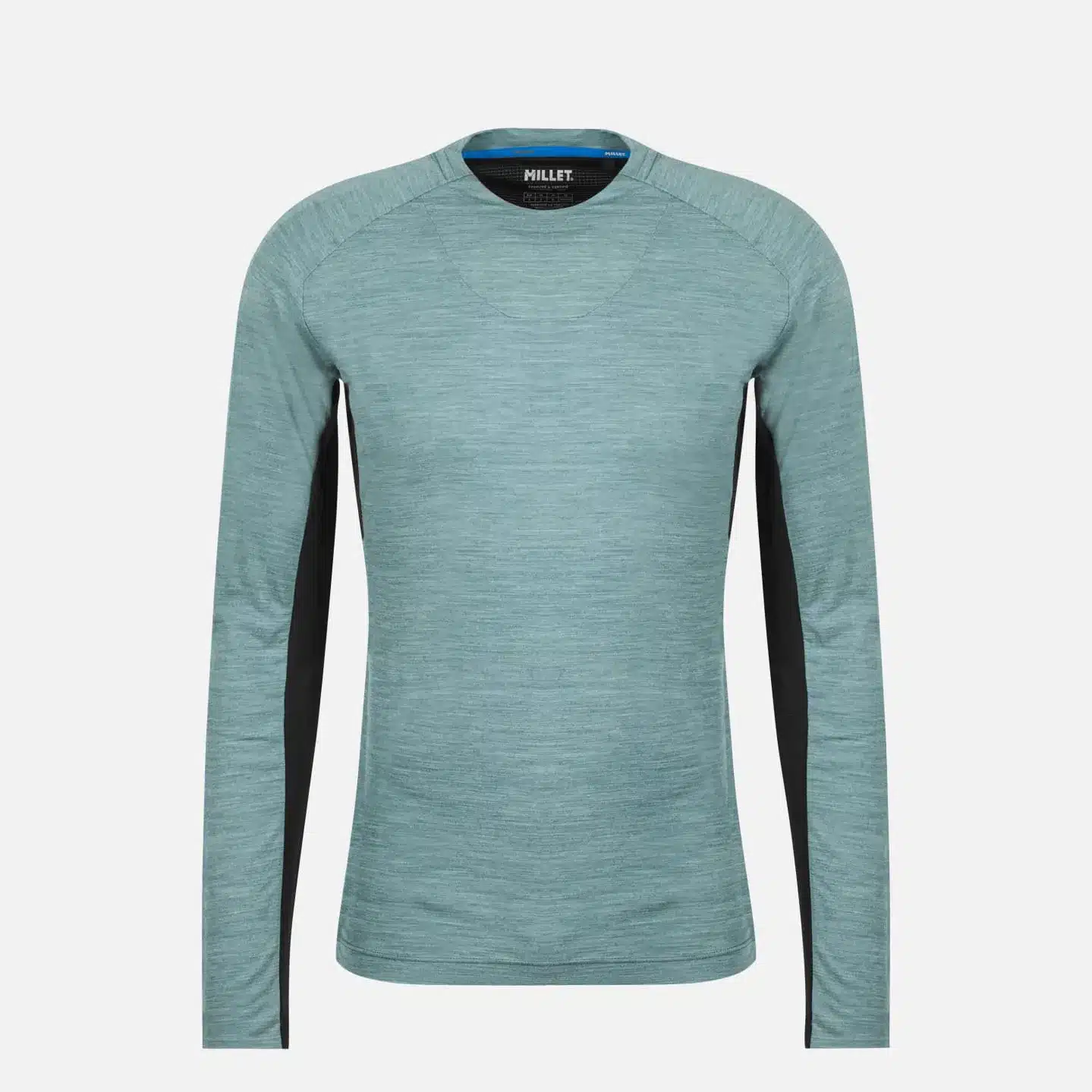 Millet X Canyon Route Longsleeve in Türkis mit schwarzen Seitenteilen
