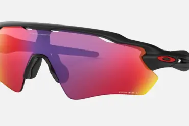 Sportbrille Oakley Radar EV Path Prizm Polarized, Fahrradbrille mit großem Sichtfeld