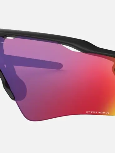 Sportbrille Oakley Radar EV Path Prizm Polarized, Fahrradbrille mit großem Sichtfeld