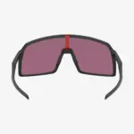 Oakley Sutro Prizm Road Fahrradbrille mit dunklem Rahmen und pinker Tönung.