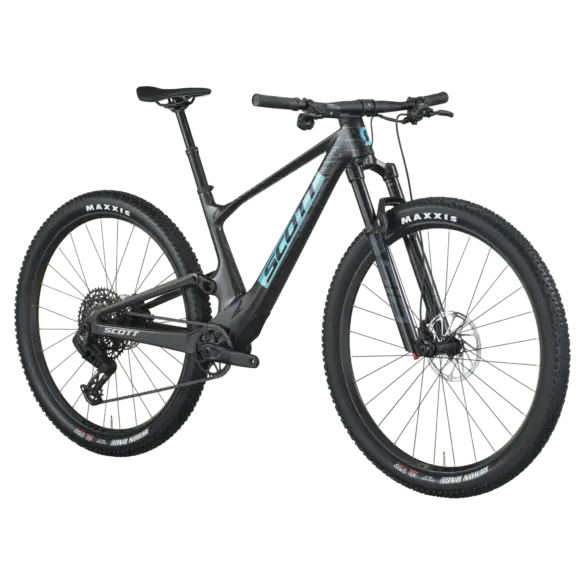 Scott Spark RC Team Fahrrad im Profil in Carbon Black.