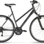 Gepflegtes Stevens 3X LT Fahrrad in Phantom Grey, Seitenansicht.