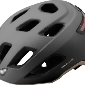 Grauer Vorix City-Helm mit integrierter Front- und Rückbeleuchtung, geeignet für den täglichen Fahrradverkehr.