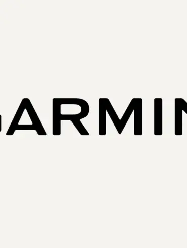 Logo von Garmin auf hellem Hintergrund